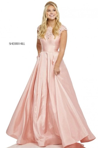 Sherri hill 52487 blush pink - 52487,