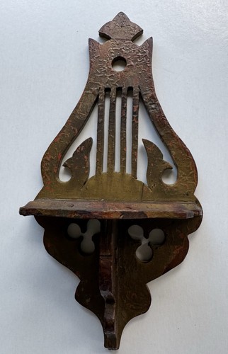 Antique wood carved music - wood, wall