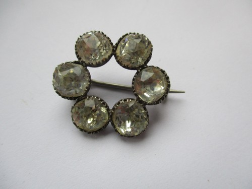 Antique brooch silver - antique,