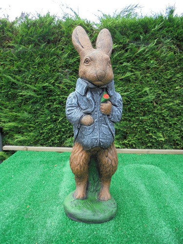 Peter rabbit concrete garden - rabbit,