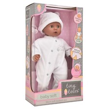 Tiny Tears Baby Soft Doll 🍼 White Outfit 15" (38cm) - Age 10 mths +