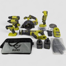 Ryobi 18V ONE+ 6-Tool Combo Kit w/ Buho Tool Bag