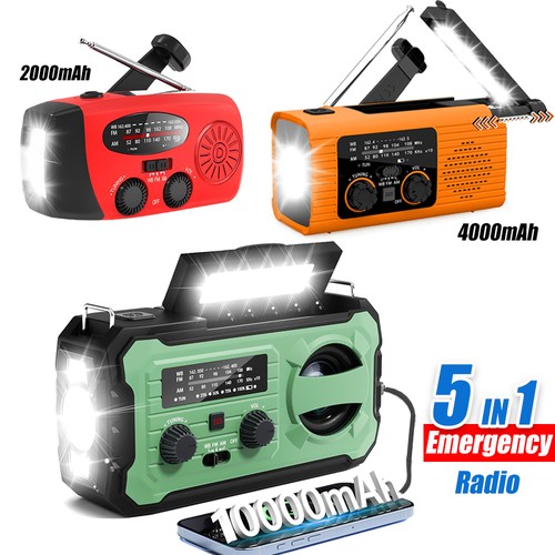 Emergency solar hand - emergency, crank