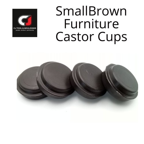 Castor cups small brown - castor,