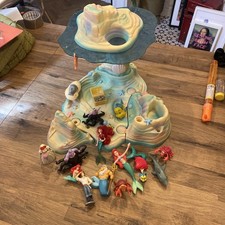 1992 Little Mermaid Underwater Hideout Playset By Tyco and additional figures