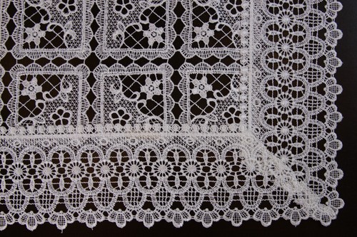 Embroidery lace placemat table - embroidery,