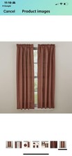 Park Designs New Open Package Sturbridge Wine Panel Curtains 72X63 100% Cotton