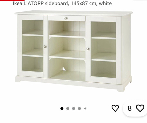 Ikea liatorp sideboard white - sideboard,