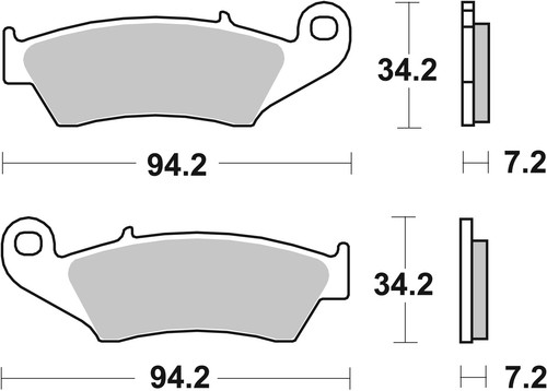 Brake pad set disc - pad,