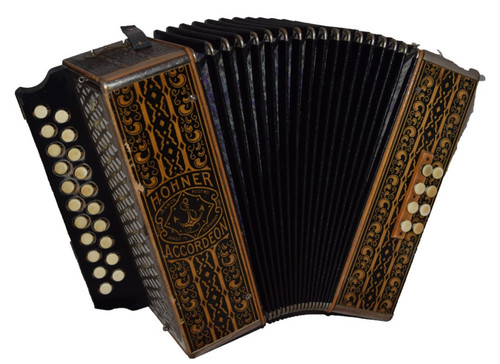 Melodeon hohner pokerwork - melodeon,