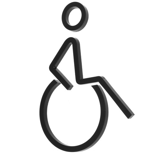 Disabled wheelchair sign for - sign,