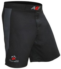 AQF Combat MMA Shorts Cage Fighting Grappling Kick Boxing Gym Short 4-Way