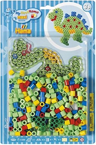 Hama dinosaur maxi beads kit - dinosaur,