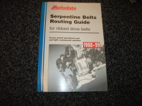 Autodata serpentine belt - autodata,