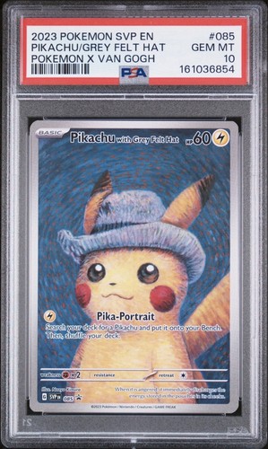 Pikachu with grey - pikachu, hat