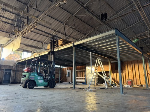 Used mezzanine floor 16m - mezzanine,