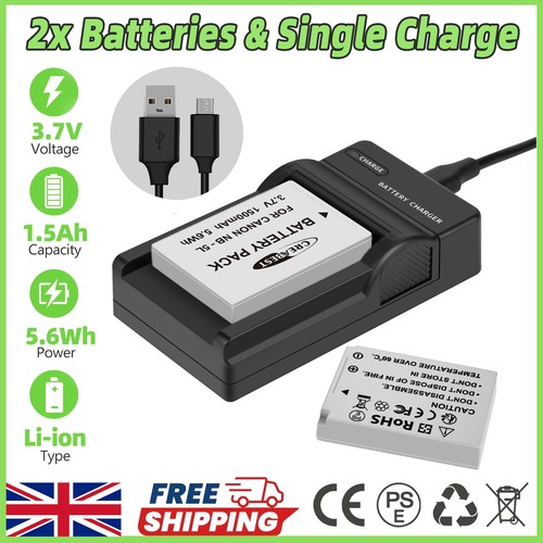 2pcs battery for - for, canon