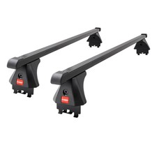 Fabbri Viva Steel Car Roof Bars Set to fit Vauxhall Astra J 10-15 Pair Fixpoints