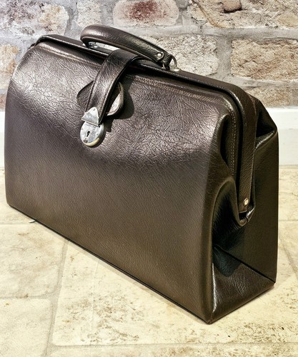 Vintage dark brown leather - vintage,