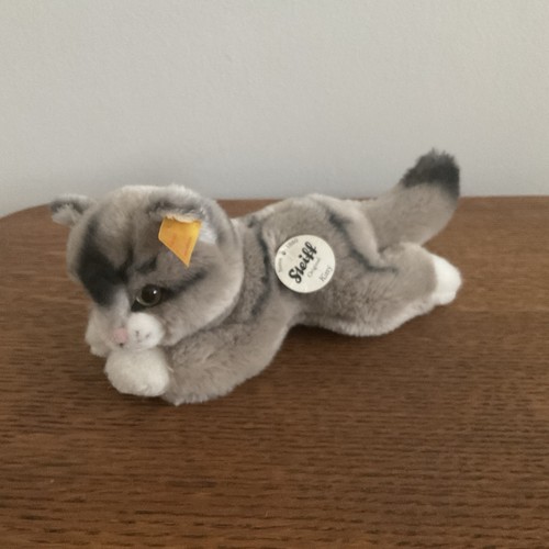 Steiff kitty cat grey - steiff,