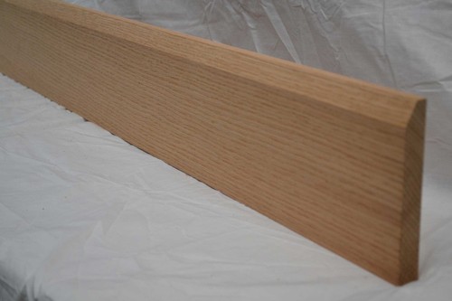 Oak chamfer skirting board - chamfer,