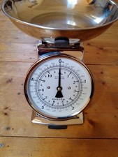 BARGAIN ATTRACTIVE HANSON  STAINLESS STEEL KITCHEN SCALES IMPERIAL METRIC 5KG 