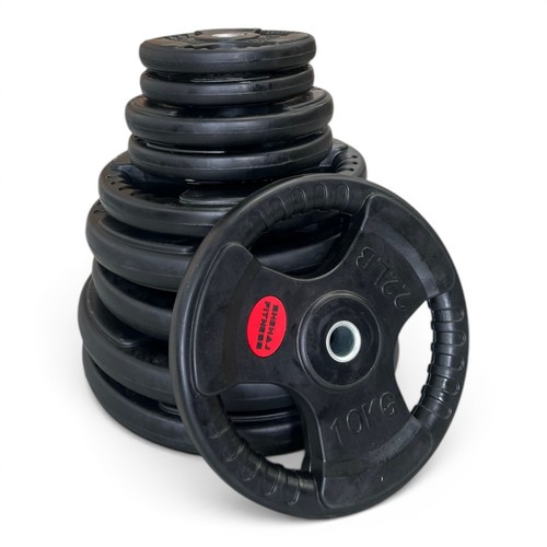 Tri grip weight plates - tri-grip, 1"