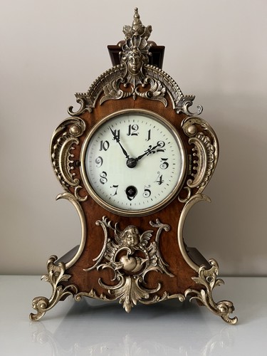 Antique lenzkirch mantel - lenzkirch, clock