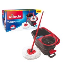 Vileda Turbo Spin Smart Microfibre Mop and Bucket Set | Brand New