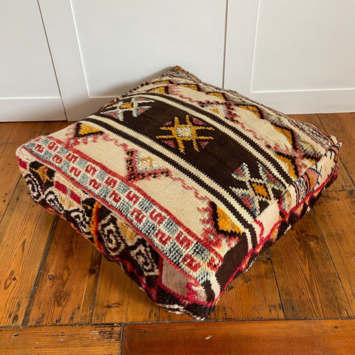 Vintage kilim floor cushion - floor,