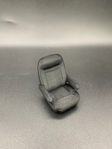 Model boat fittings seat black - model,