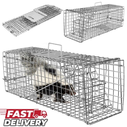 Live animal cage trap heavy - live,
