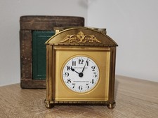 Antique William Lister & Sons Brass Carriage Clock Made in France