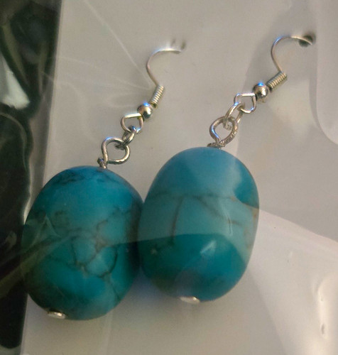 Turquoise oval stone - turquoise,