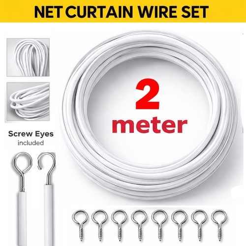 Net curtain wire window - net,