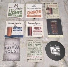 Set of 9 James Squires microbrewery beercoasters