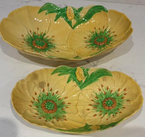 Vintage carlton ware - pr, yellow