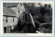 Asheville North Carolina NC Postcard Old Water Mill Scenic View c1940's Vintage