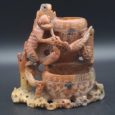 Chinese Soapstone Brush pot