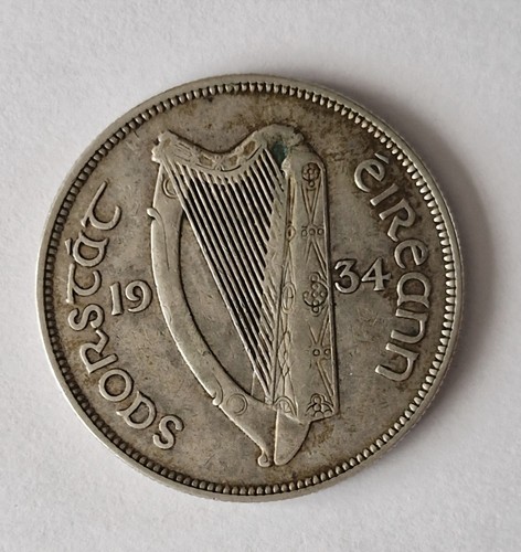 1934 irish half crown - 1934,