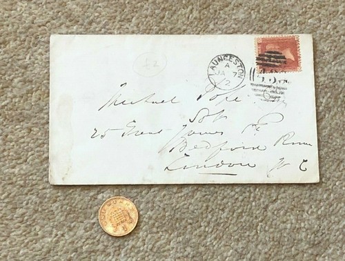1872 penny red oh - red, cover