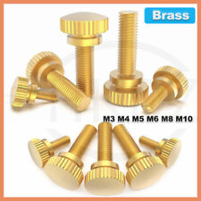 M3 M4 M5 M6 M8 M10 Brass Knurled Thumb Screws Hight Hand Grip Turn Knob Bolts