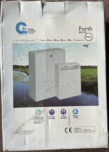 Forth white wall mounted post - white,