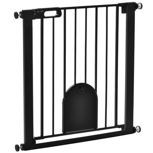 Pawhut pet safety - gate, 75-82cm