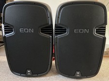 2xJBL EON 500 series speakers and JBL cases