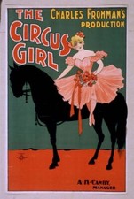 Vintage Circus Girl Poster