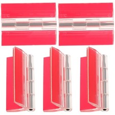 5Pcs Adhesive Hinges for Cabinets and Aquariums Strong Mounting