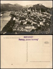 Postcard Salzburg total view