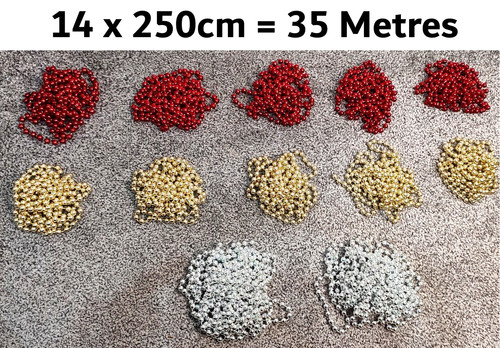 250cm 35m beads - =,