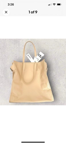 Zara purse tote leather bag - zara,